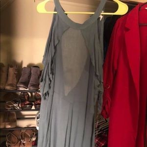 Express Green romper shorts